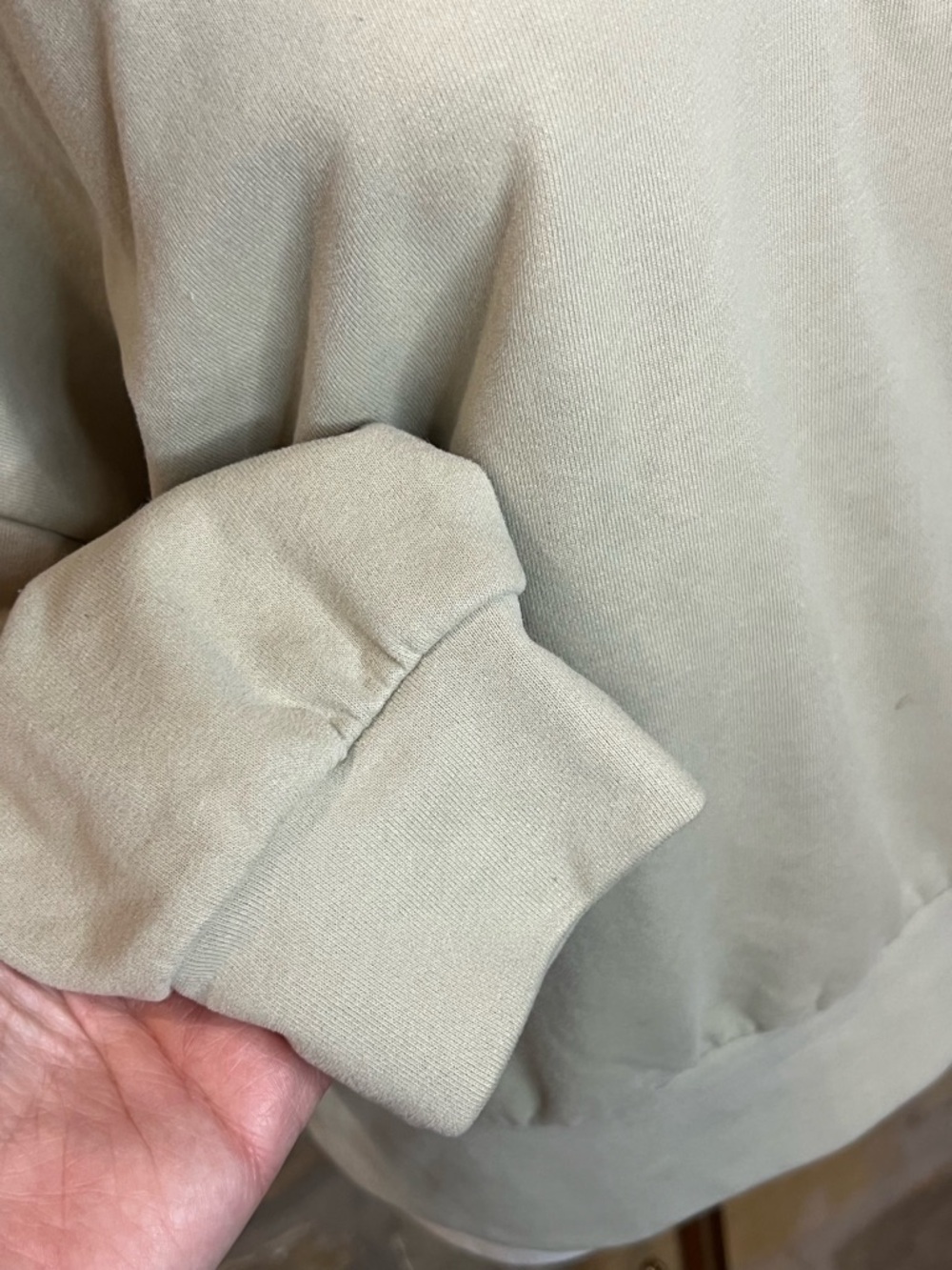 Tuckernuck Pomander Place Sage Bode Polo Sweatshirt NWT Oversized XS - Picture 7 of 12